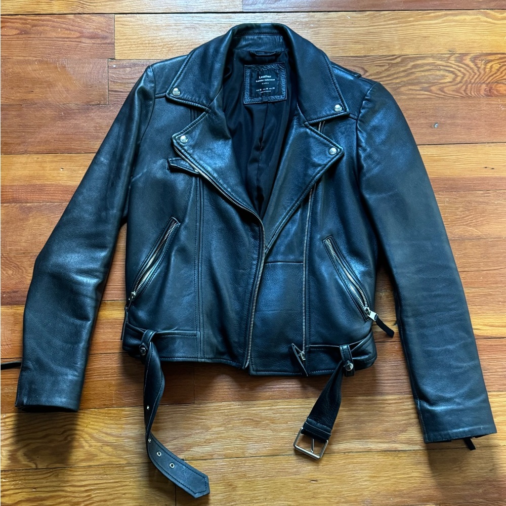 Zara Trafaluc Leather Jacket